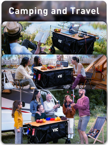 VIC 56-inch lower shelf for long items like tents