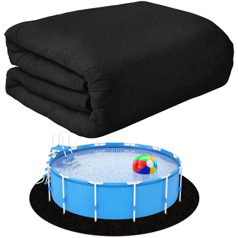 VICAMB 10ft round pool liner pad underlay protects the liner from ground debris