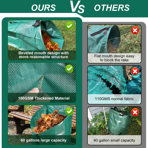 VICAMB heavy-duty polypropylene bag withstands outdoor use