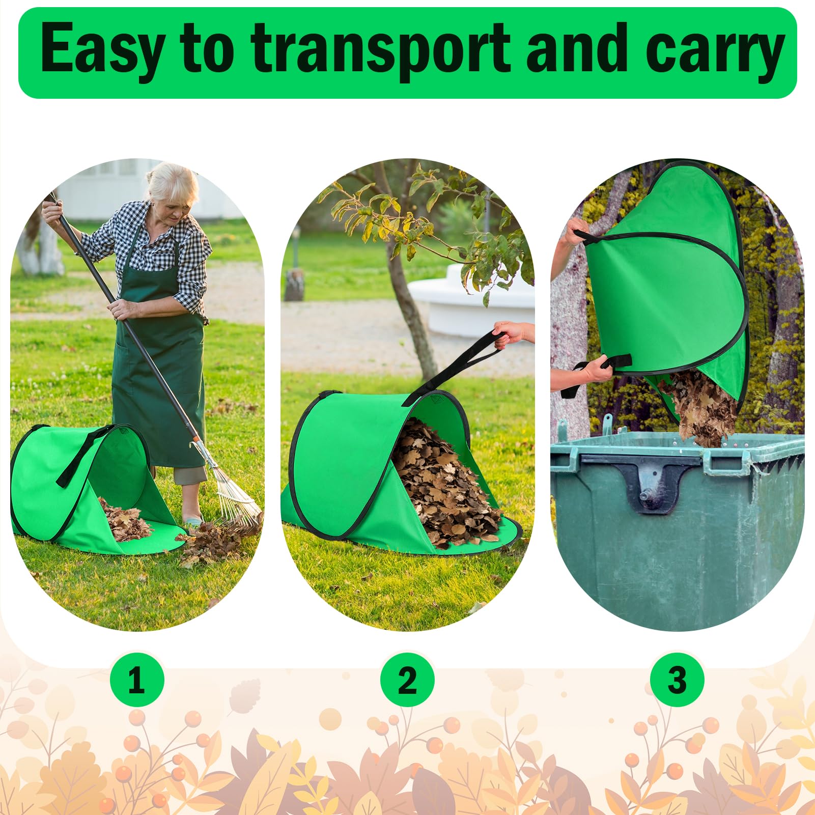 VICAMB multi-handles ergonomic design reduces bending and carrying strain.