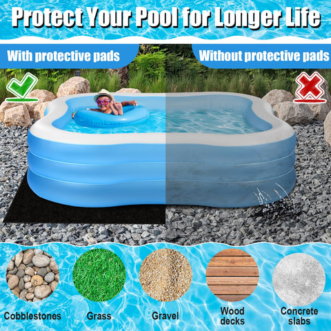 Vicamb multi-use outdoor pad helps protect camping gear and outdoor items.