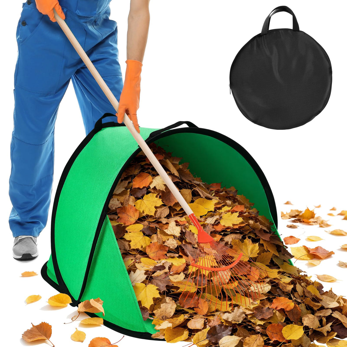 VICAMB pop-up leaf bag assembly enables quick setup and easy transport.