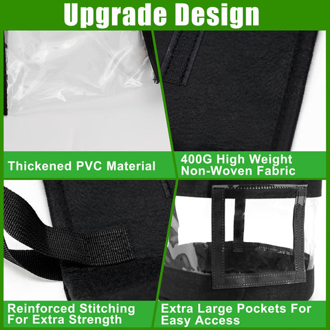 VICAMB reinforced handles simplify moving bags between spaces.