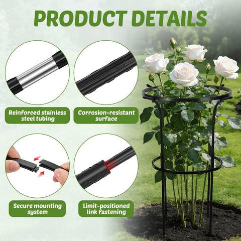 VICAMB stainless steel core stakes reinforce cage stability and rust resistance