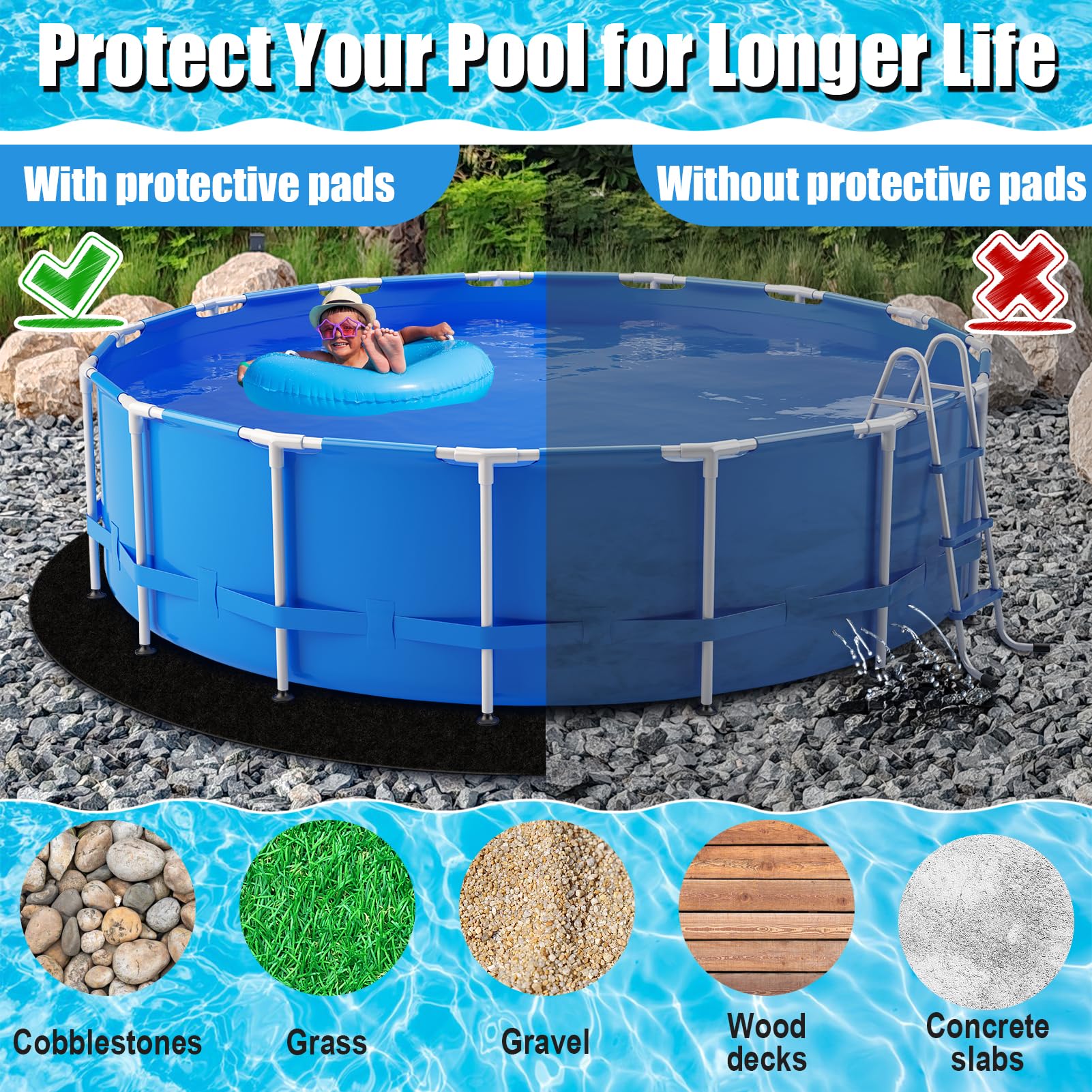 VICAMB versatile pad for camping and outdoor gear protection