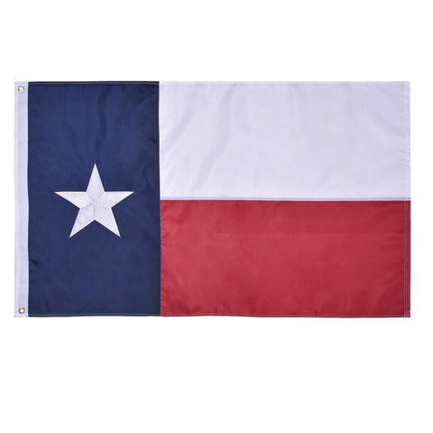 Vicdria Texas flag 3x5 outdoor with brass grommets for sturdy pole mounting