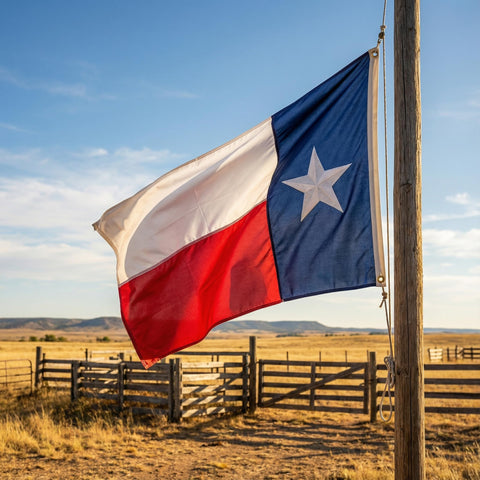 Vicdria Texas flag durable for outdoor and indoor use
