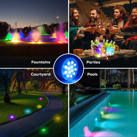 VICHTOP decorative pool light ideal for inground pools and hot tubs