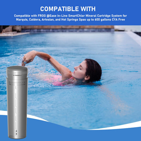 Vickmons long-lasting water clarity cartridge extends cycles, reducing maintenance between fills.