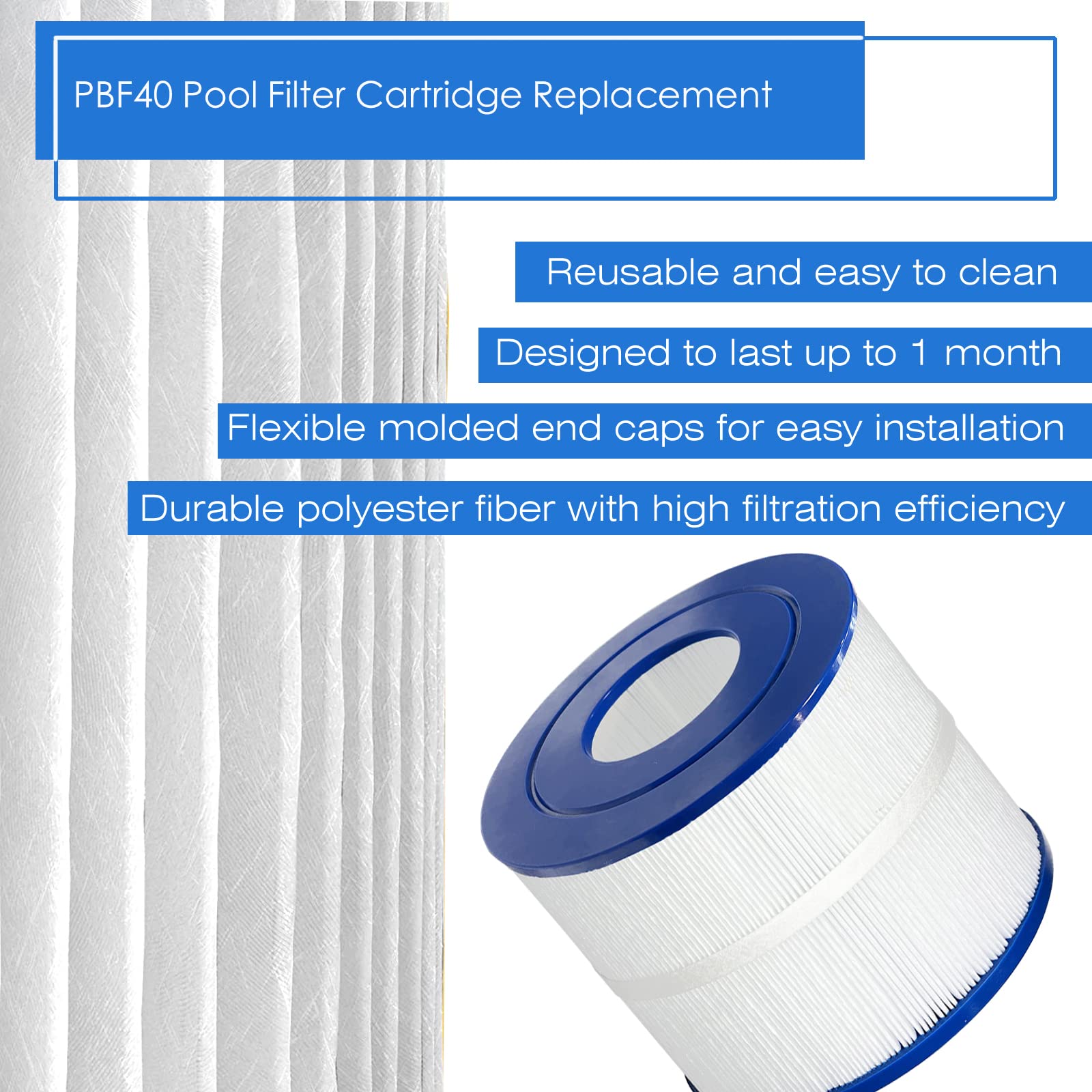 Vickmons PBF40M filter displaying bottom and top mounting holes.