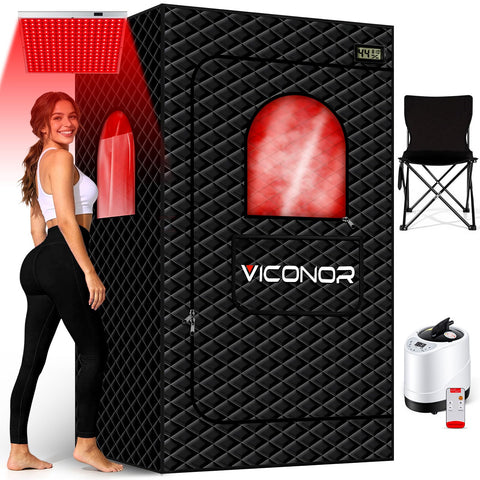Viconor Infrared Sauna Box front view for home relaxation and convenient use