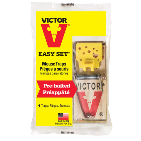 Victor Easy Set 72-trap pack layout for comprehensive coverage.