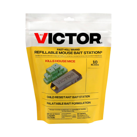 Victor Fast-Kill M922 front view showing ready-to-use bait station for quick setup