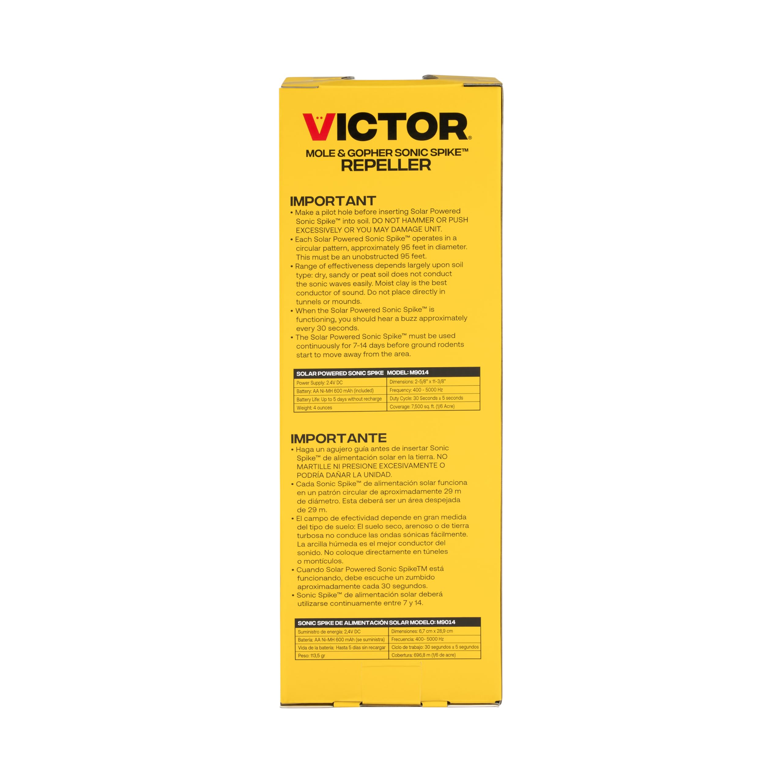 Victor Mole and Gopher Spike delivers humane, non-toxic deterrence for gardens.