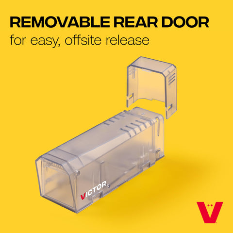 Victor Live Catch bait cup focus enables easy trapping