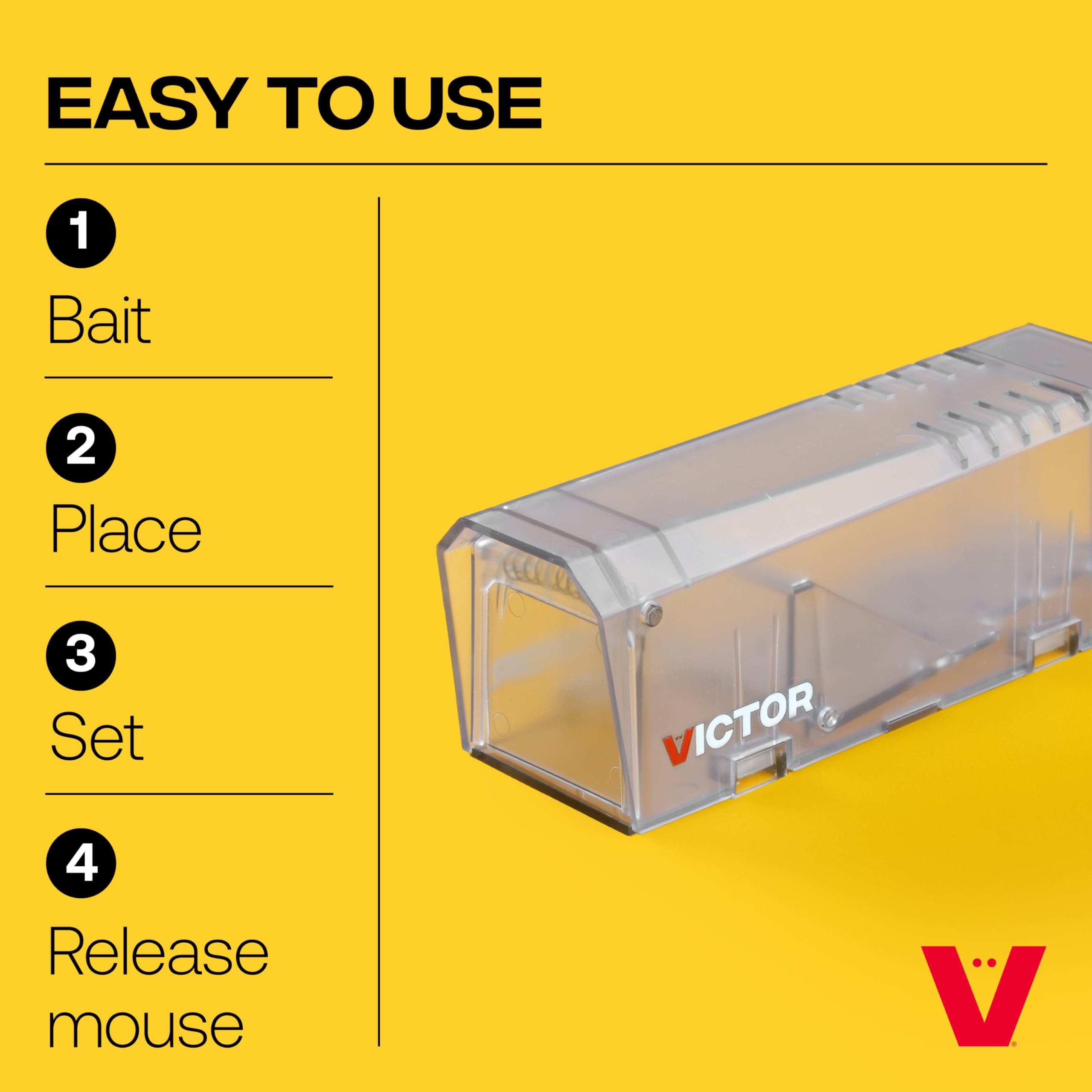 Victor Live Catch open door demonstrates release mechanism