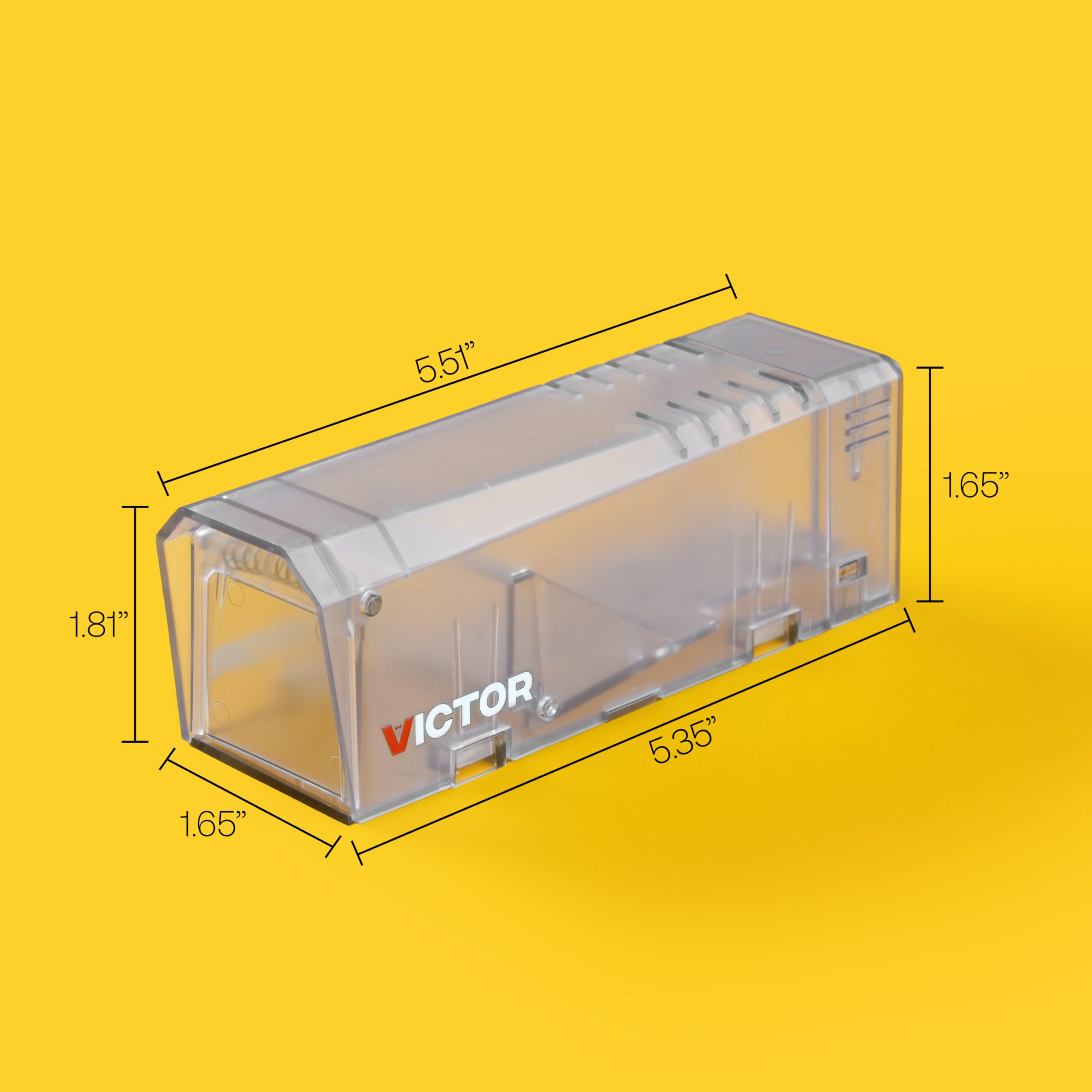 Victor Live Catch outdoors proves effective pest control without touching rodent