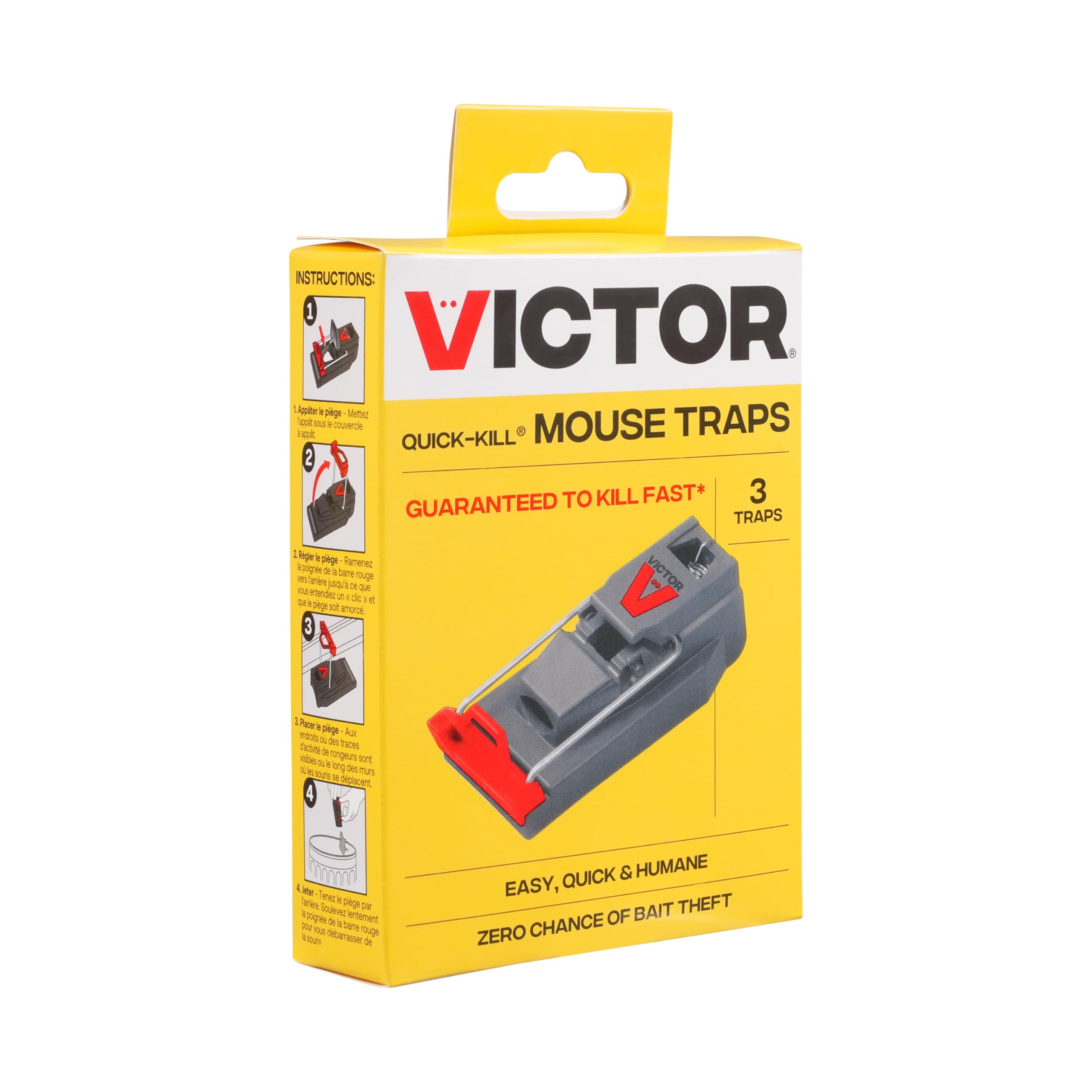 Victor M140-3B one-click-setting demonstrates easy trap setup