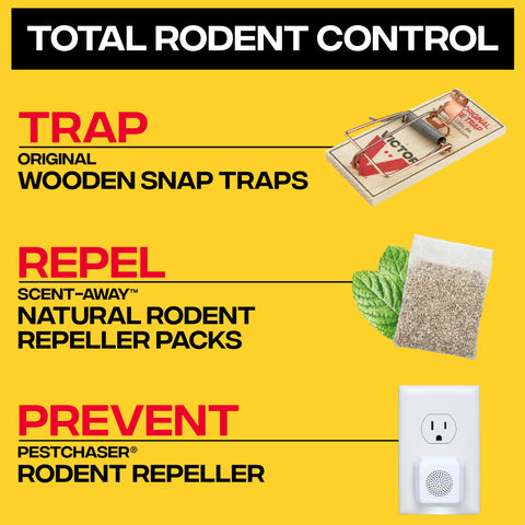 Victor M150-12 time-tested design underscores reliable indoor pest control.