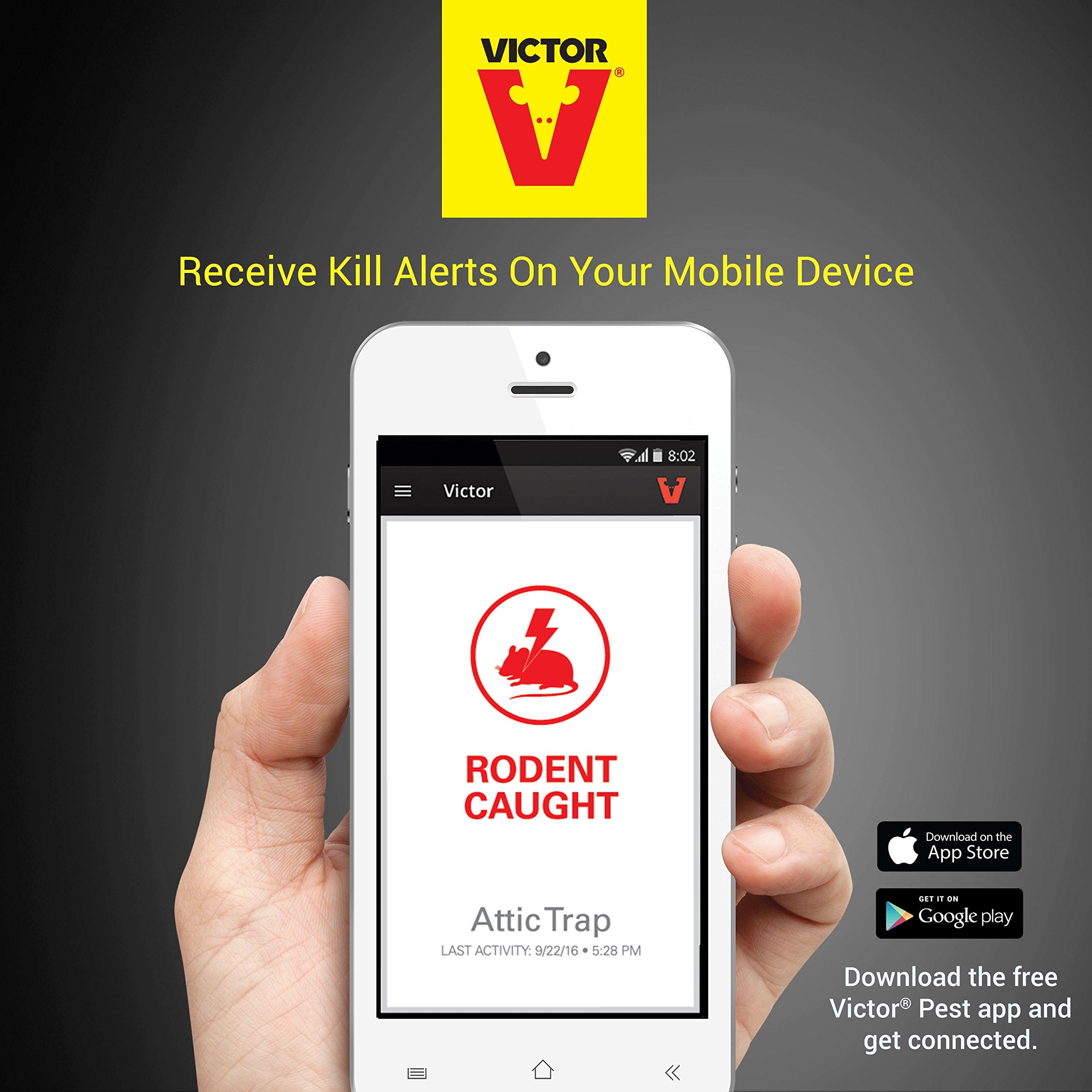 Victor M2 kill chamber removable demonstrates no-touch disposal convenience.