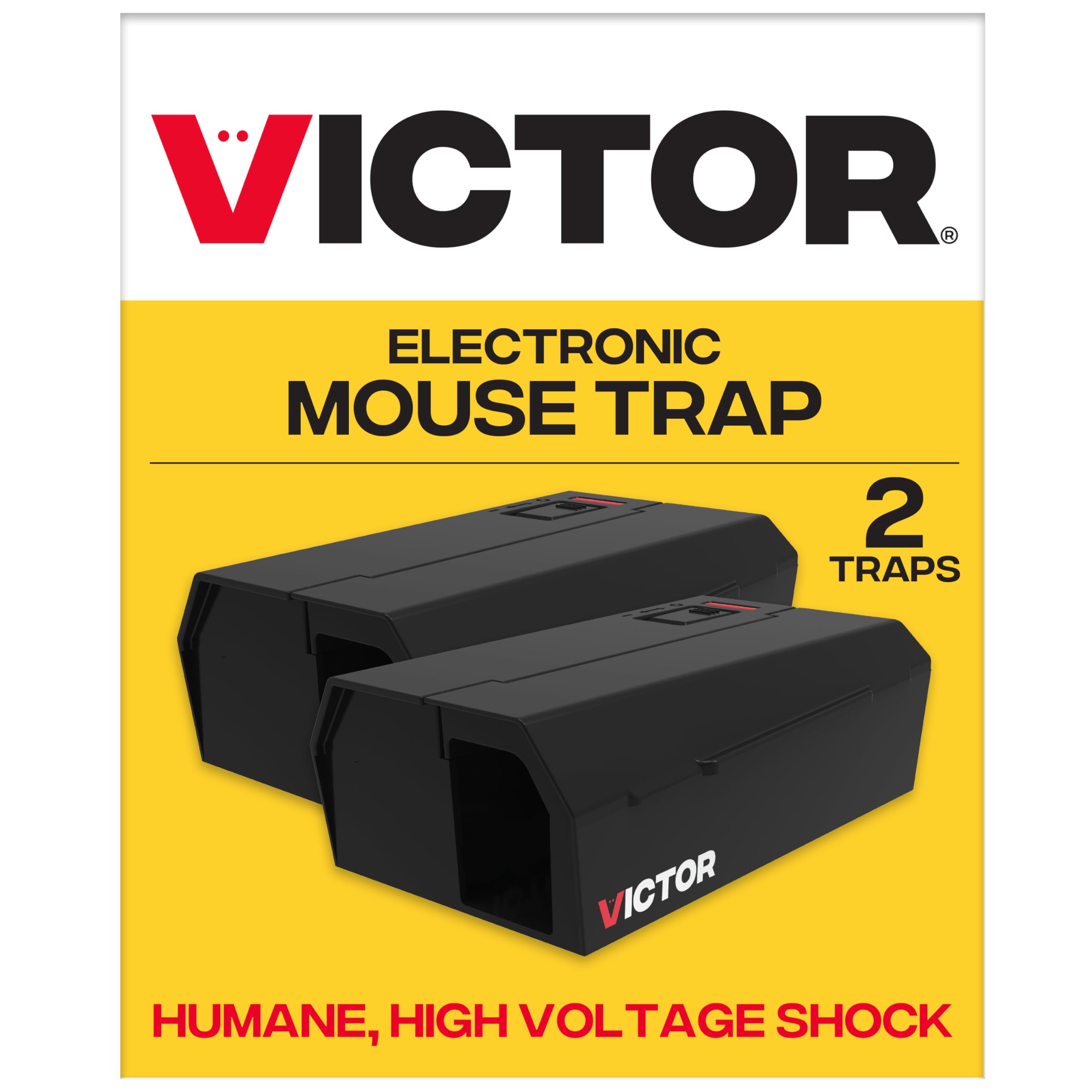 Victor M250BSR-2 with a green LED catch indicator signals a quick, clean disposal.