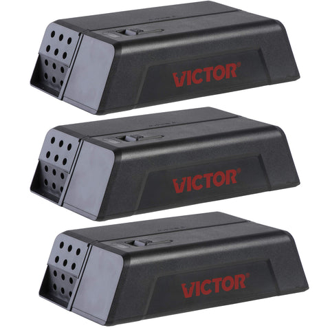 Victor M250SSR-3 indoor mouse trap front view ideal for quick placement and detection