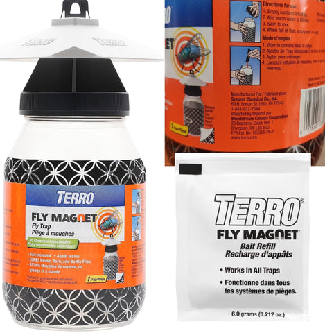 victor m380 patented non-poisonous bait included for effective fly attraction.
