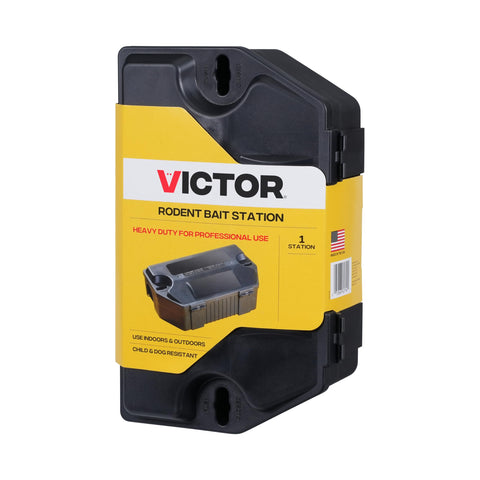 Victor M901RB bait-station XL front view shows discreet indoor or outdoor use