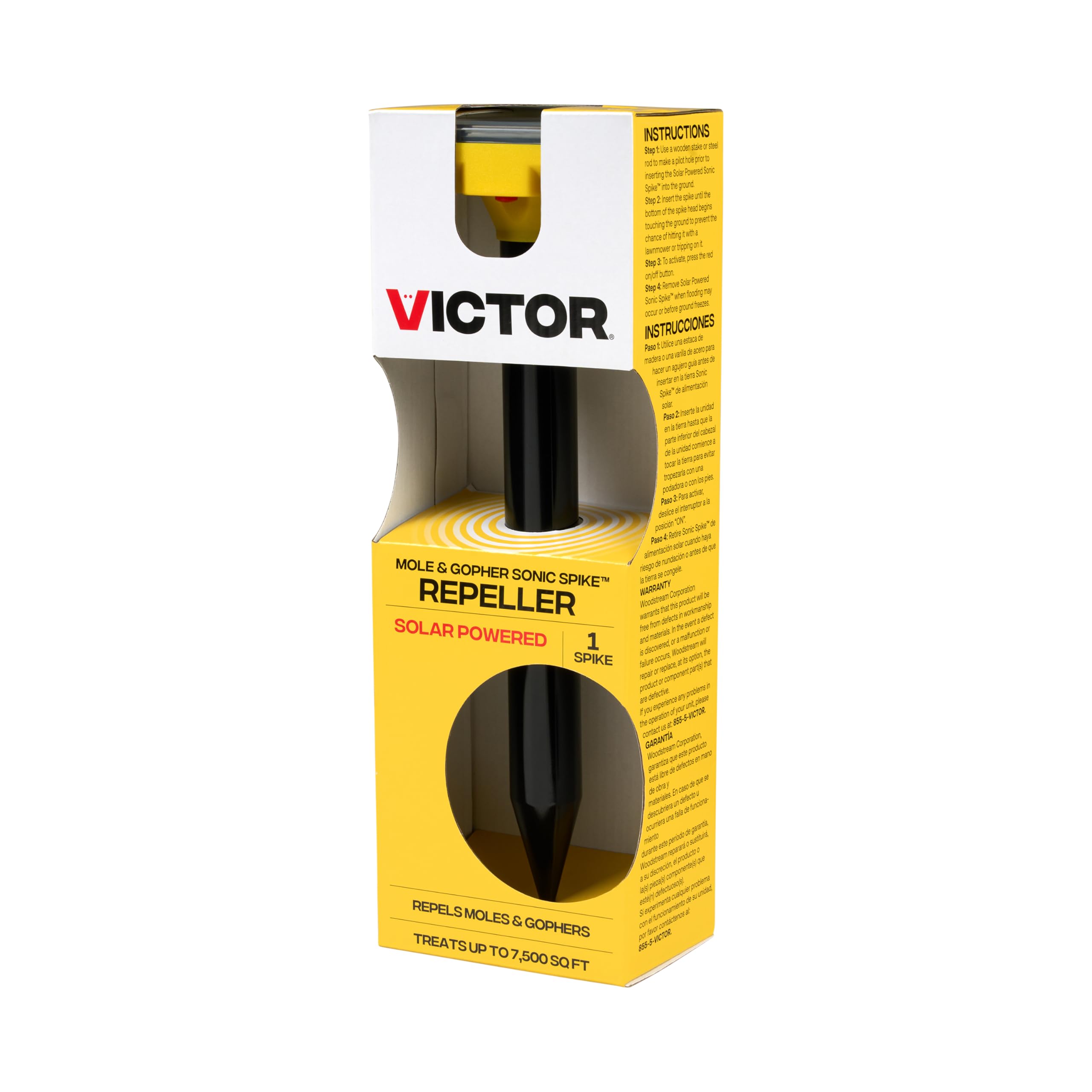 Victor Mole and Gopher Spike installed flush in lawn for discreet deterrence.