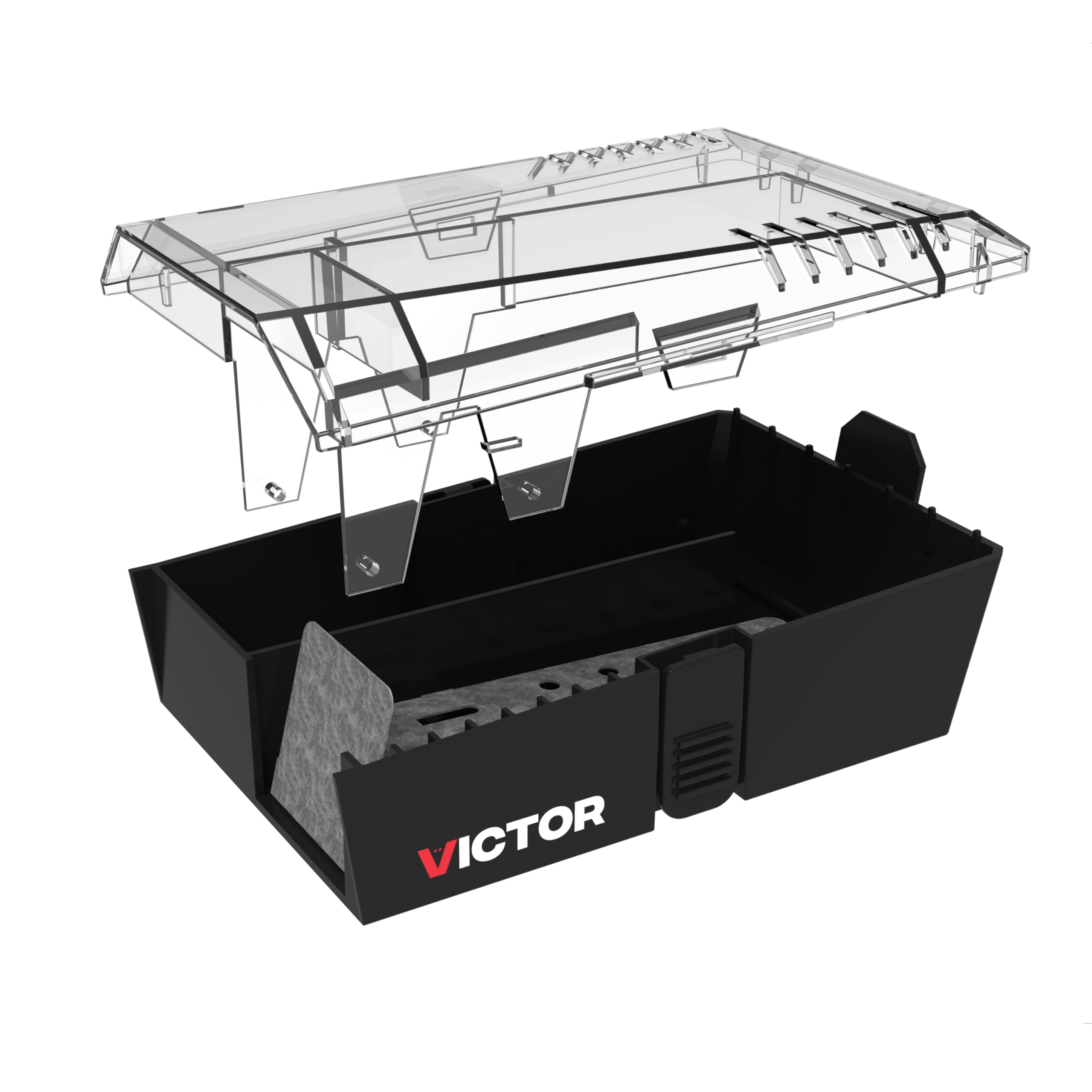 Victor trap removable top for easy cleaning after use