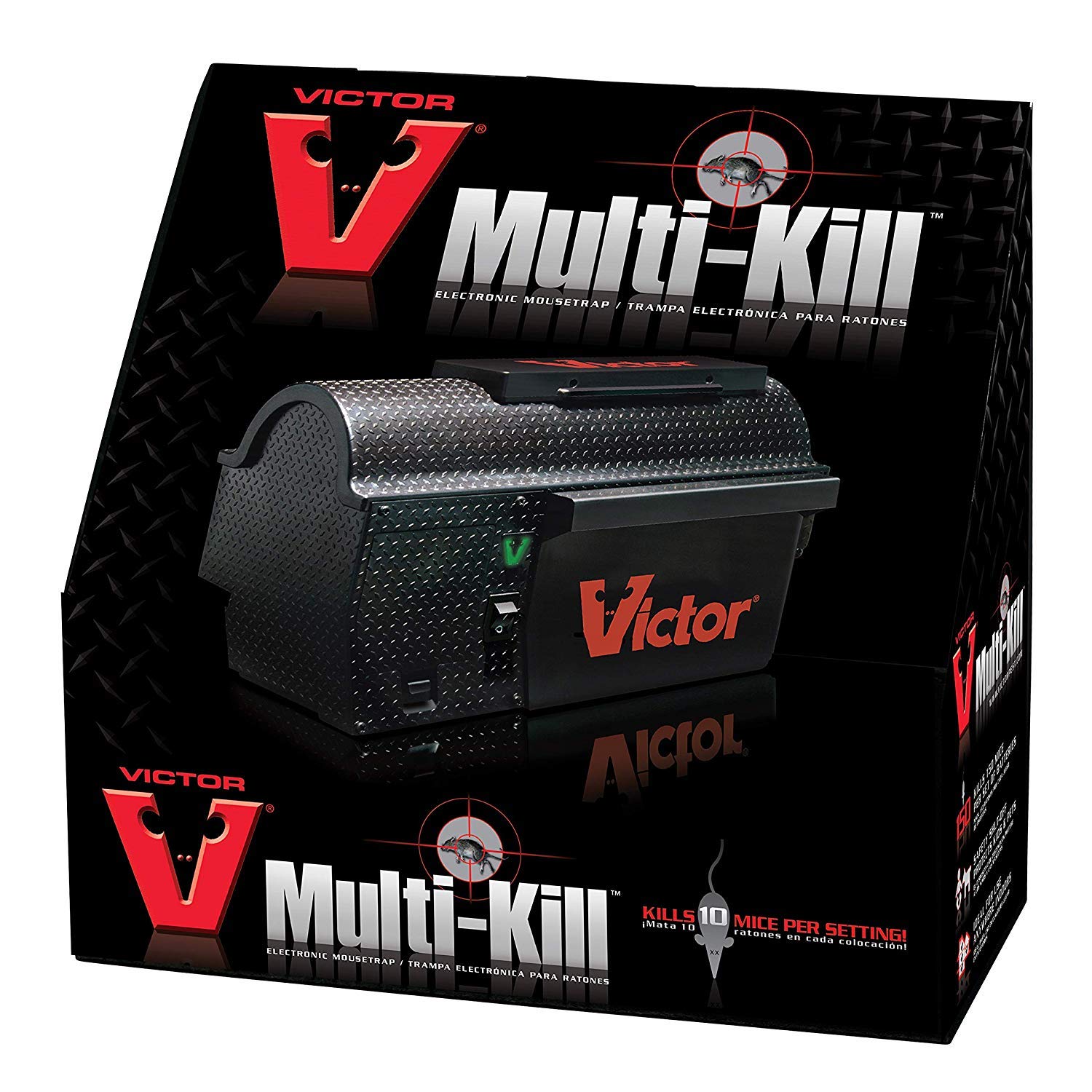 Victor Multi-Kill trap compact indoor placement fits along walls discreetly.