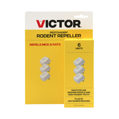 Victor PestChaser attic use near storage for rodent deterrence