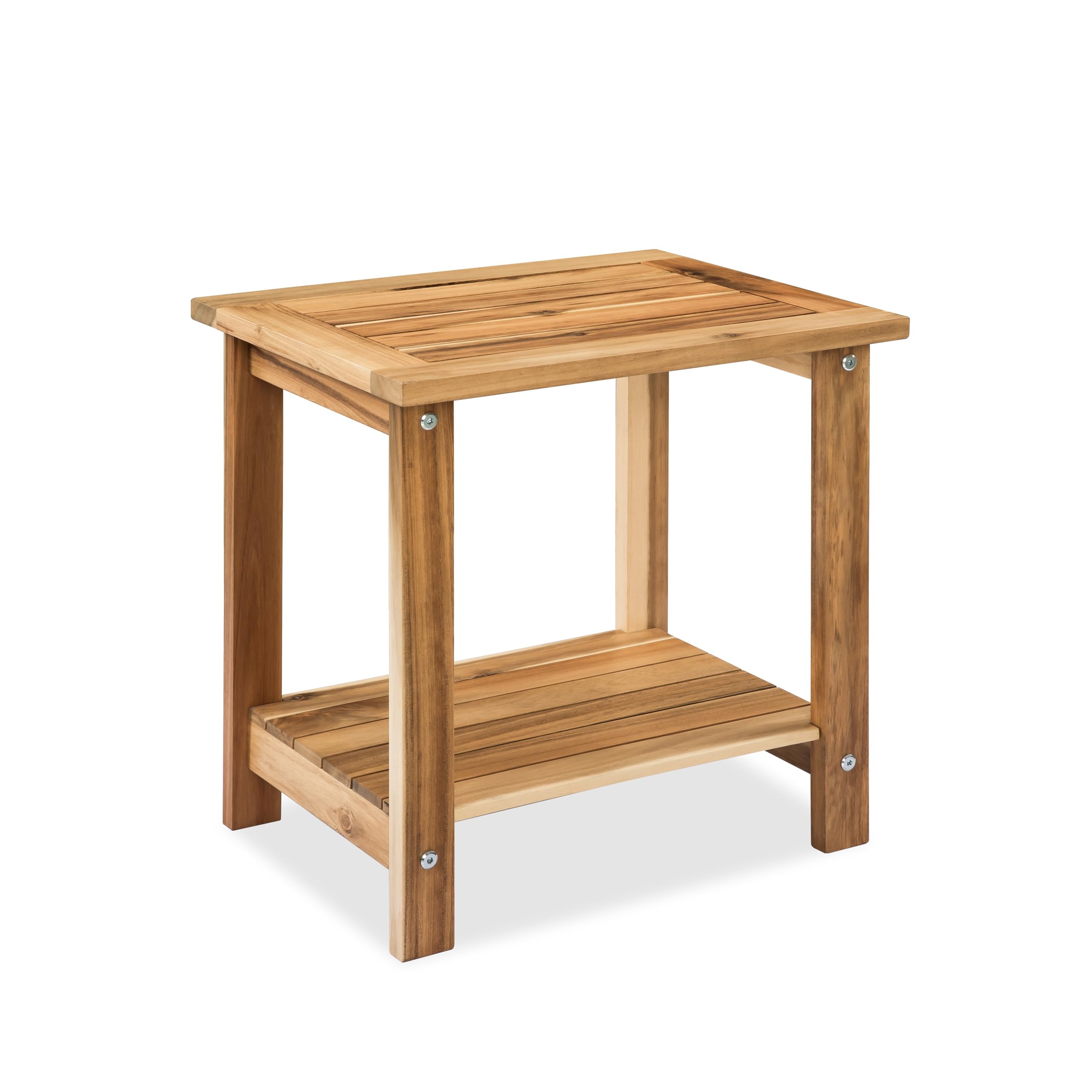 VICTORY RELAX Double Adirondack Side Table being assembled for easy setup