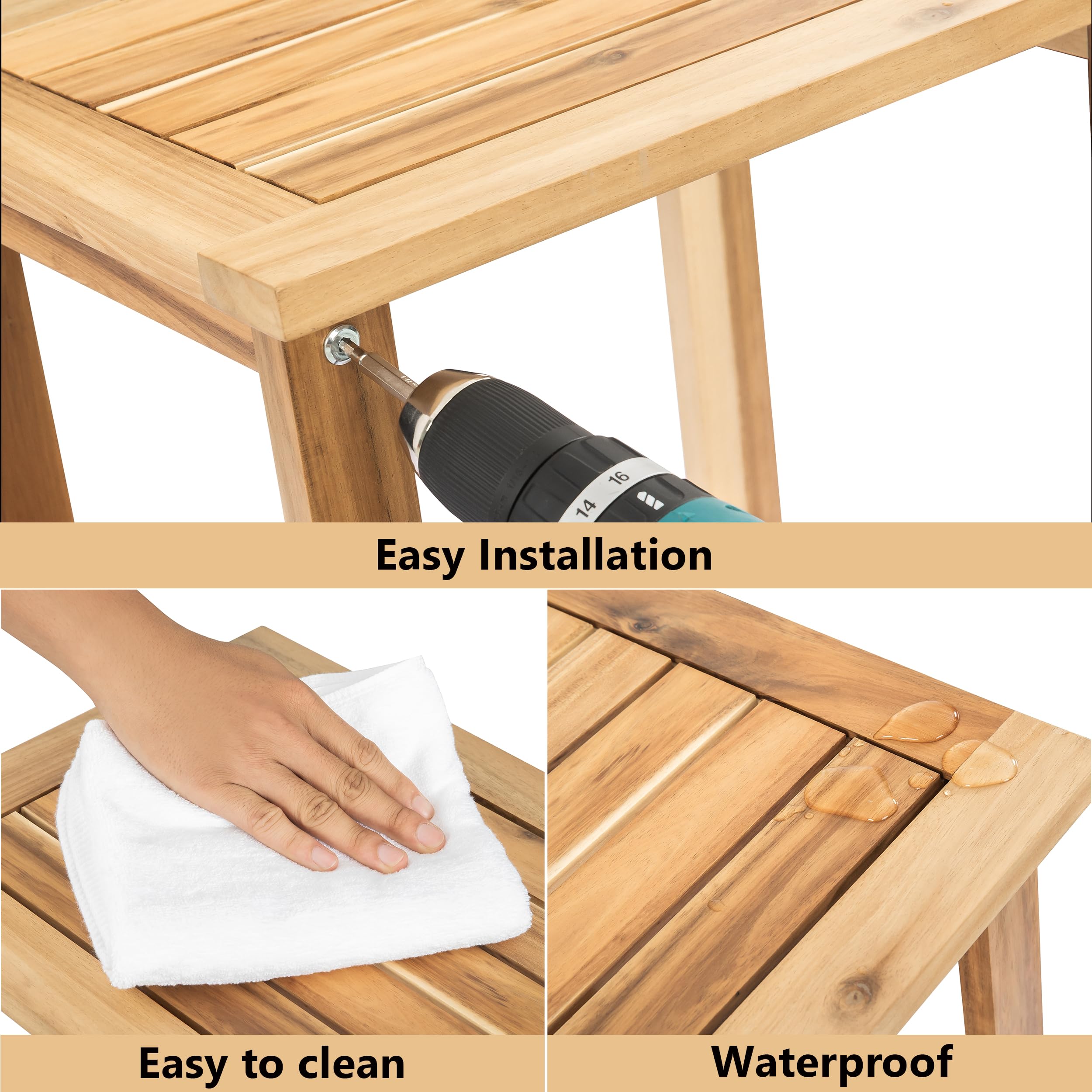 VICTORY RELAX indoor-outdoor versatility beside Adirondack chairs
