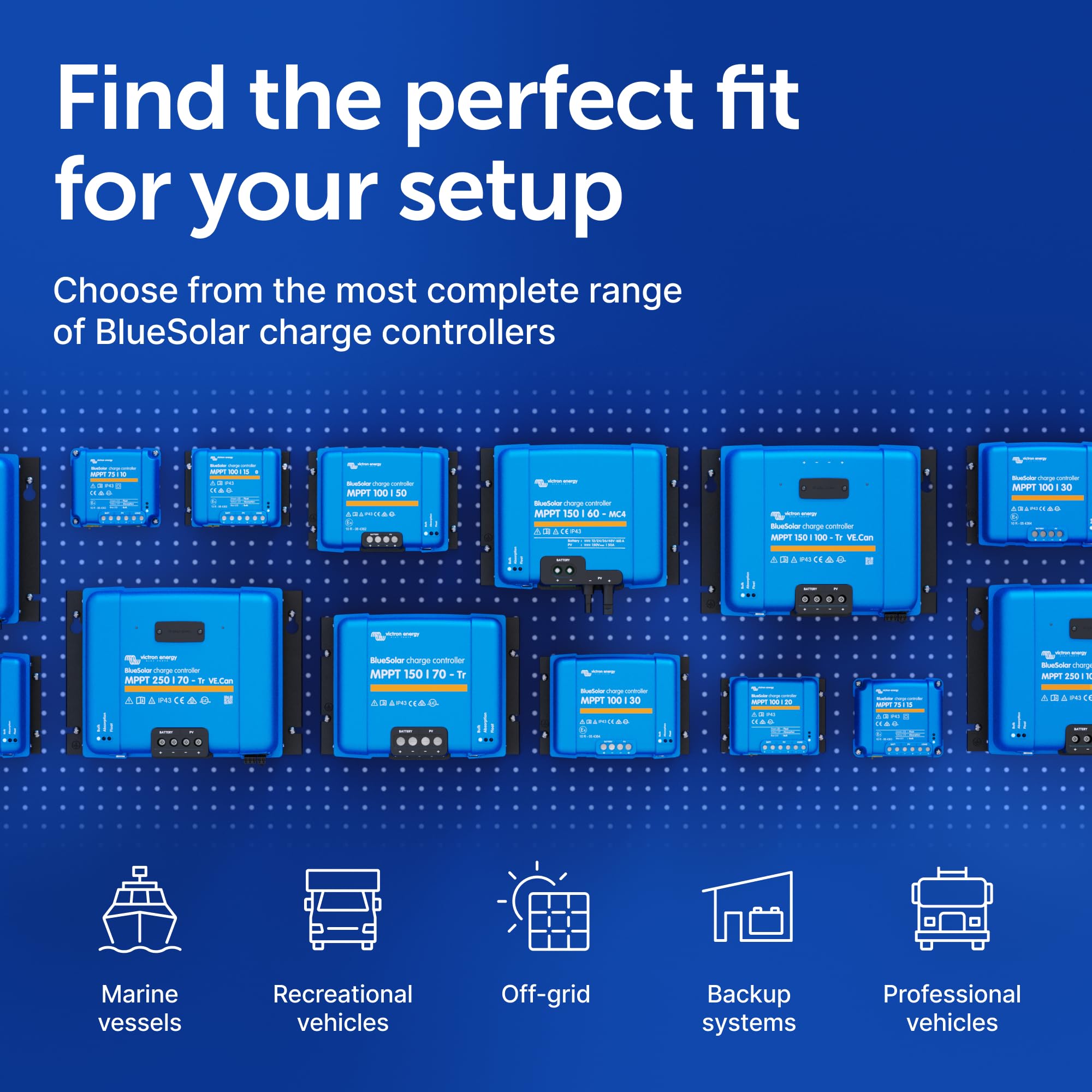 Victron Energy BlueSolar MPPT controller wiring ports with protective covers for durable installation.