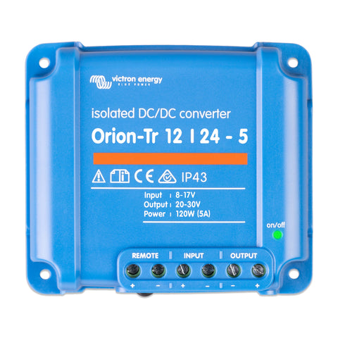 Victron Energy Orion-Tr with screw terminals for easy, secure installation and dependable DC conversion.