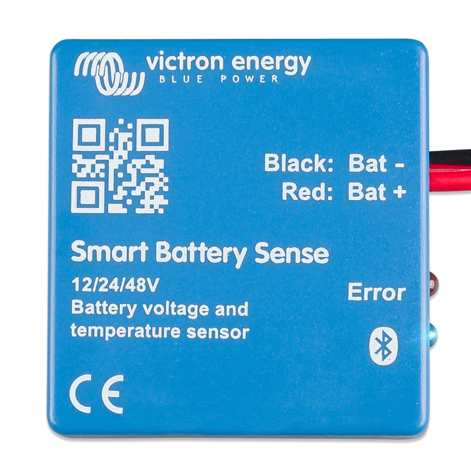 Victron Energy Smart Battery Sense installation shows quick, tidy setup for reliable battery monitoring.