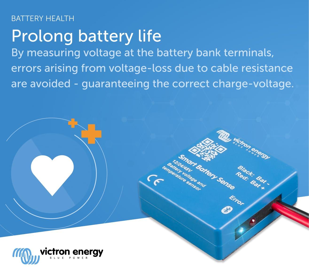 Victron Energy Smart Battery Sense multi-solar-charger supports synchronized monitoring across your bank.