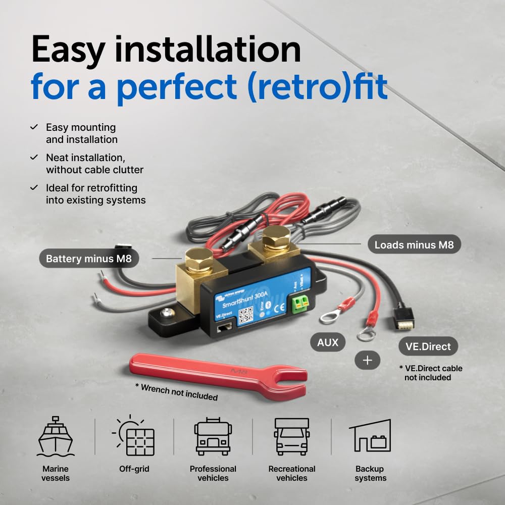 Victron Energy Smart Shunt precision shunt in action ensures accurate data.