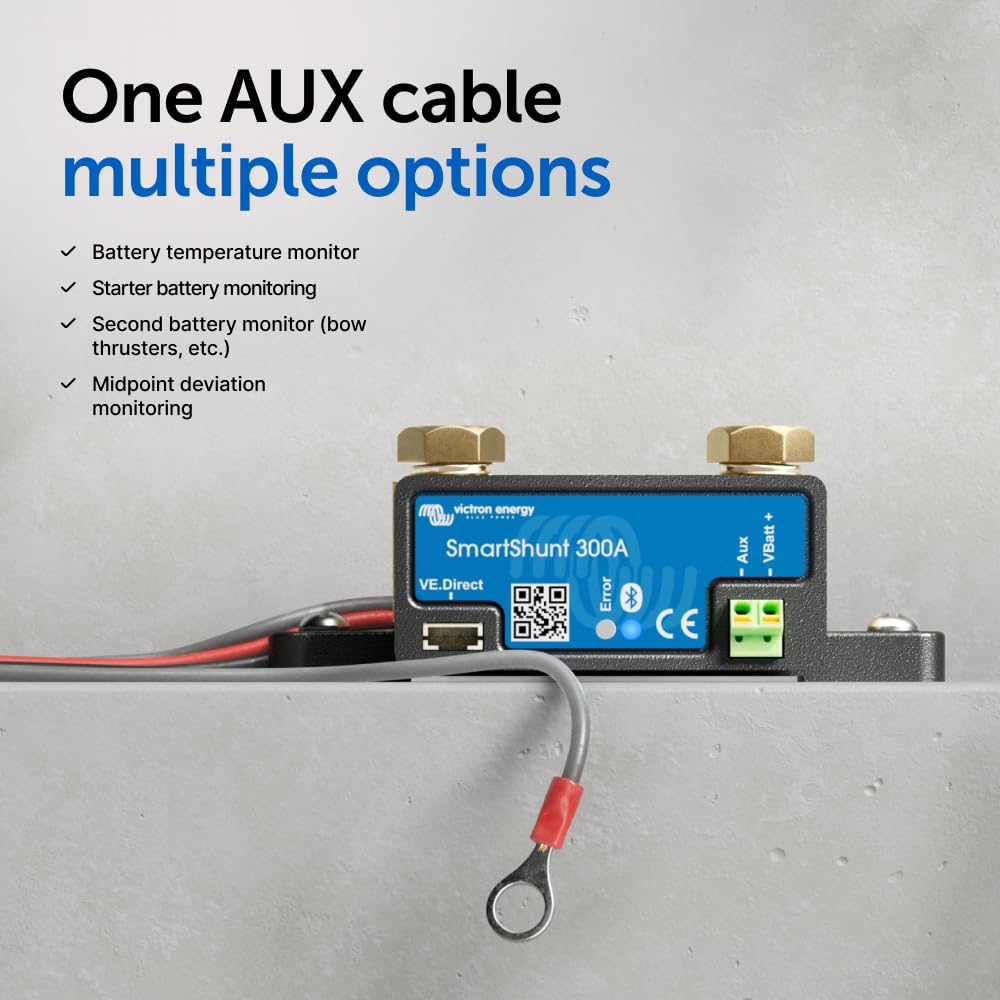 Victron Energy Smart Shunt VE.Smart Networking enables smarter charging.