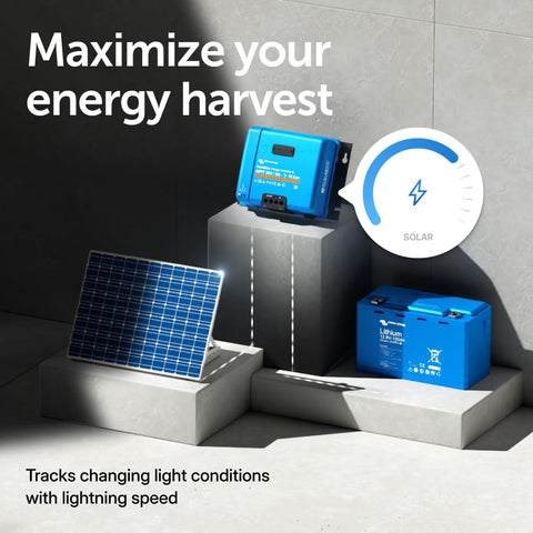Victron Energy MPPT VE.Can synchronization for multi controller energy optimization.