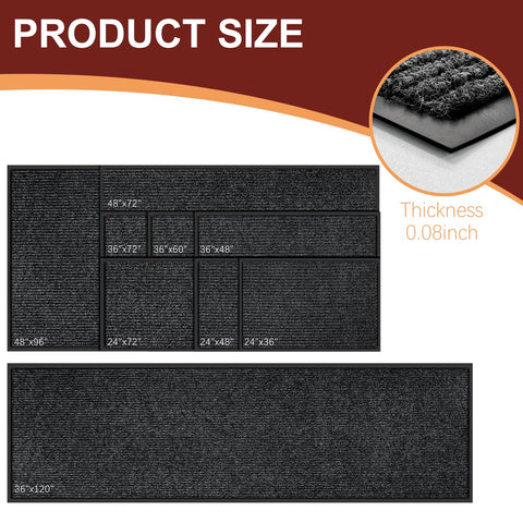 Vicwe easy-clean mat can be shaken, hose-cleaned, or vacuumed.