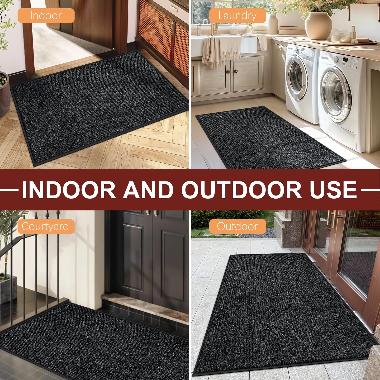 Vicwe versatile entrance mat suits home and office settings.