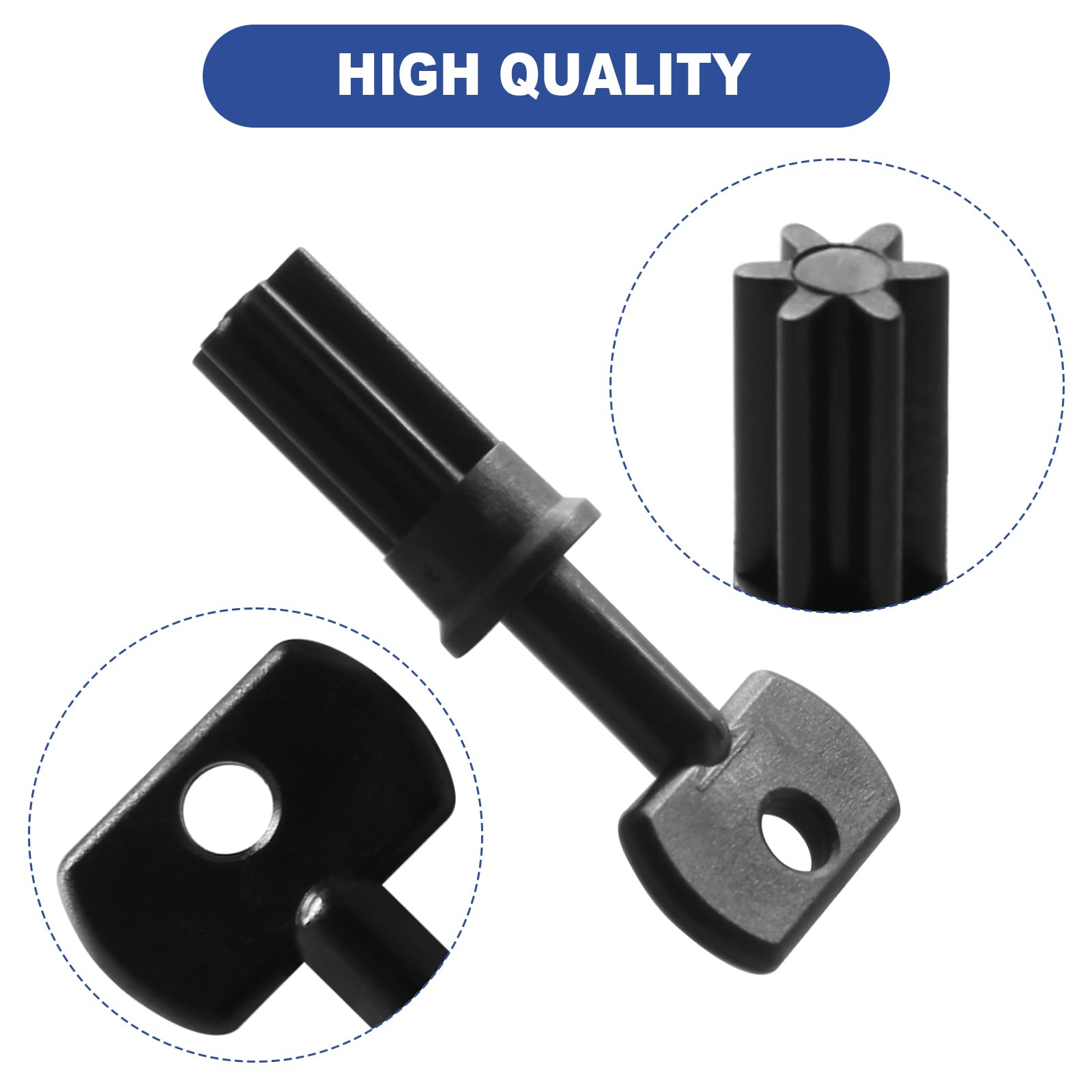 VIDABTE R8969 replacement key for Rain Dial boxes, simplifies outdoor irrigation maintenance