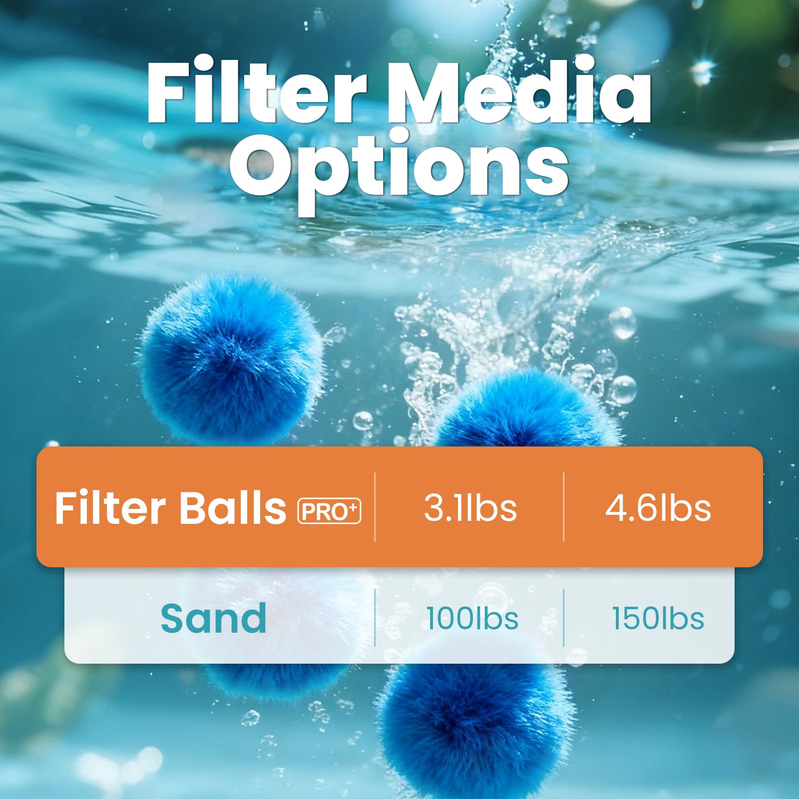 Vidapool filter balls suit pools, aquariums, and more.