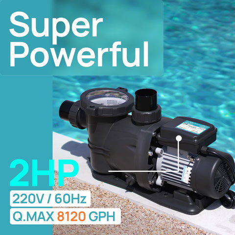 Vidapool pump adapters image highlights compatible inlet/outlet ports for standard PVC piping.