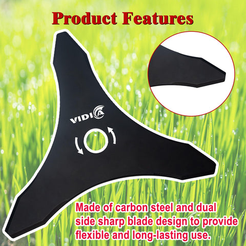 Vidica 10-inch blade in action on tough vegetation.