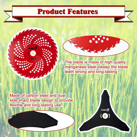 Vidica packaging box and blades display for quick identification