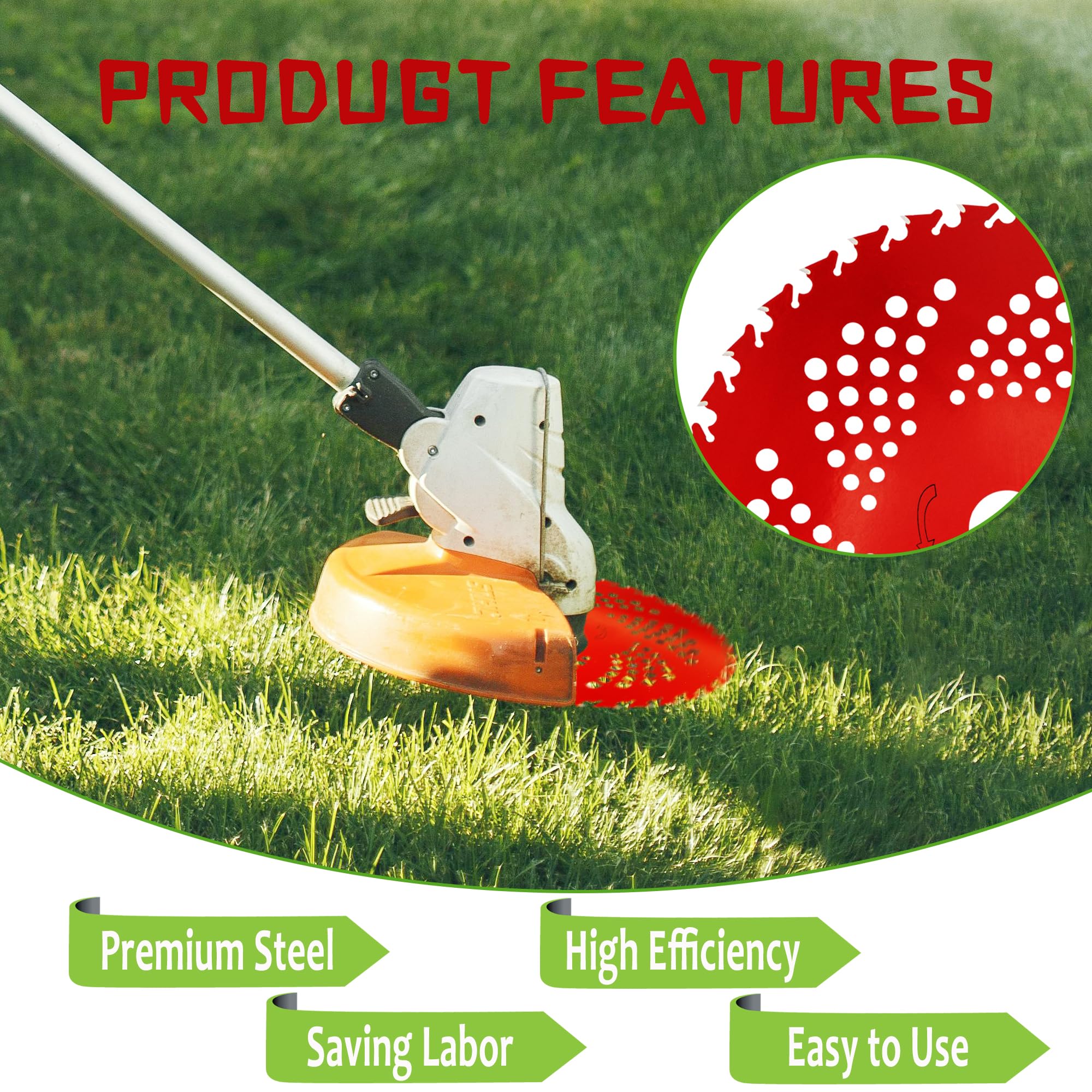 Easy installation on most trimmers saves effort and time.