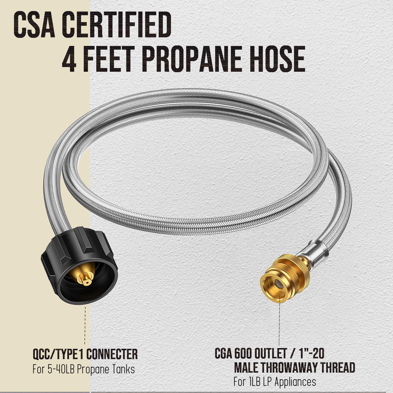 VIEAUBE 1lb-to-20lb adapter enables camping appliances to use bigger tanks.